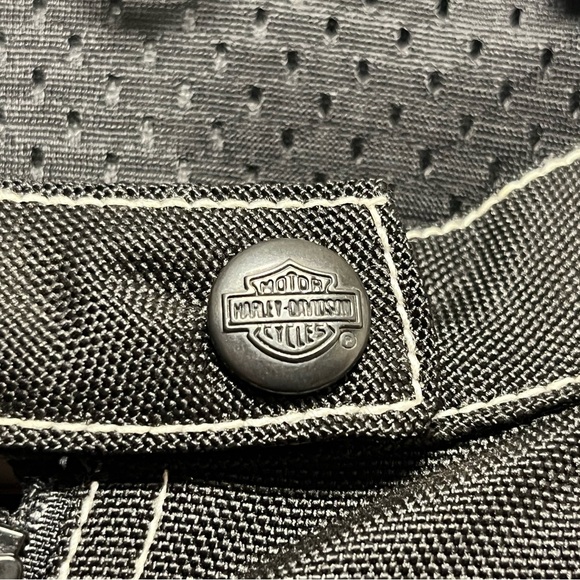 NWOT Harley-Davidson Black and Red Lightweight Motorcycle Jacket - Picture 13 of 14